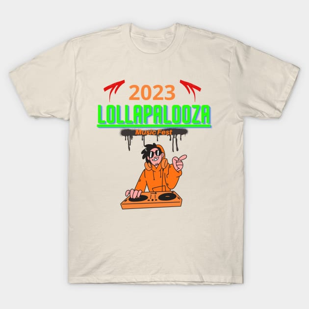 Lollapalooza T-Shirt by GalleryGlow